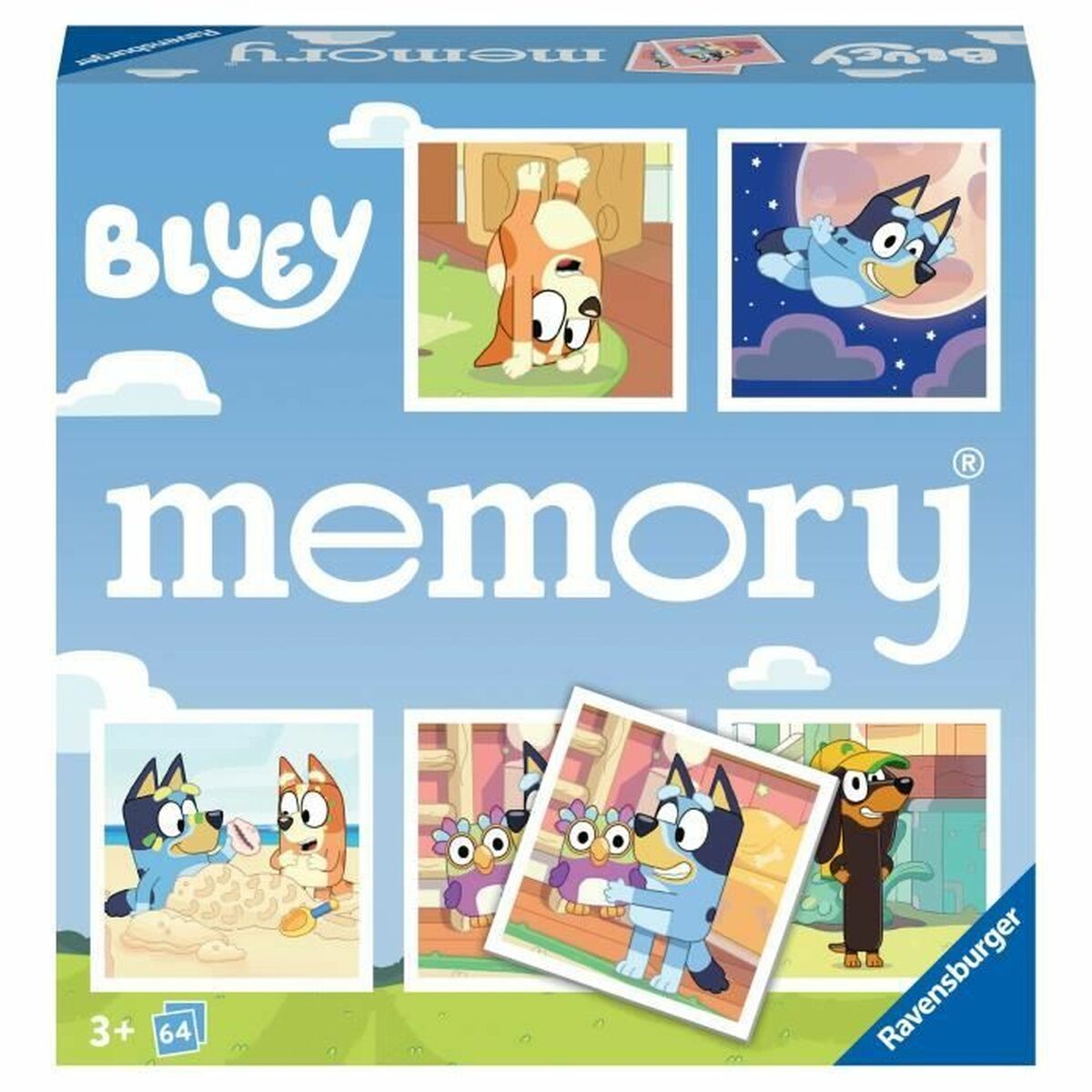 Sällskapsspel Ravensburger Grand memory® Bluey